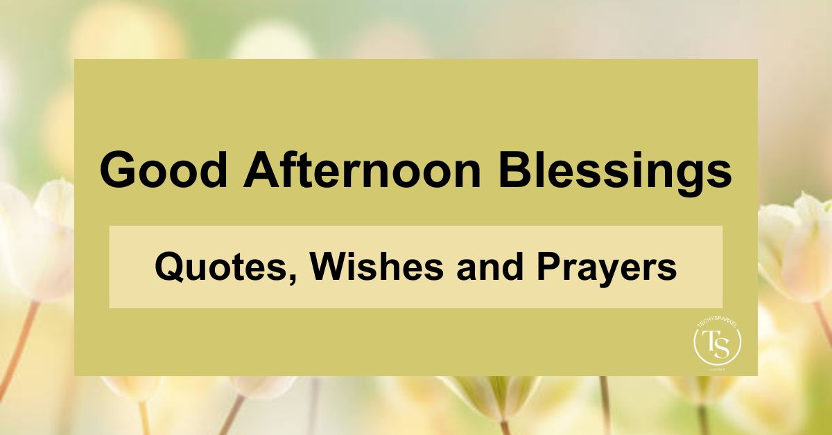 55 Good Afternoon Blessings Quotes, Wishes and Prayers