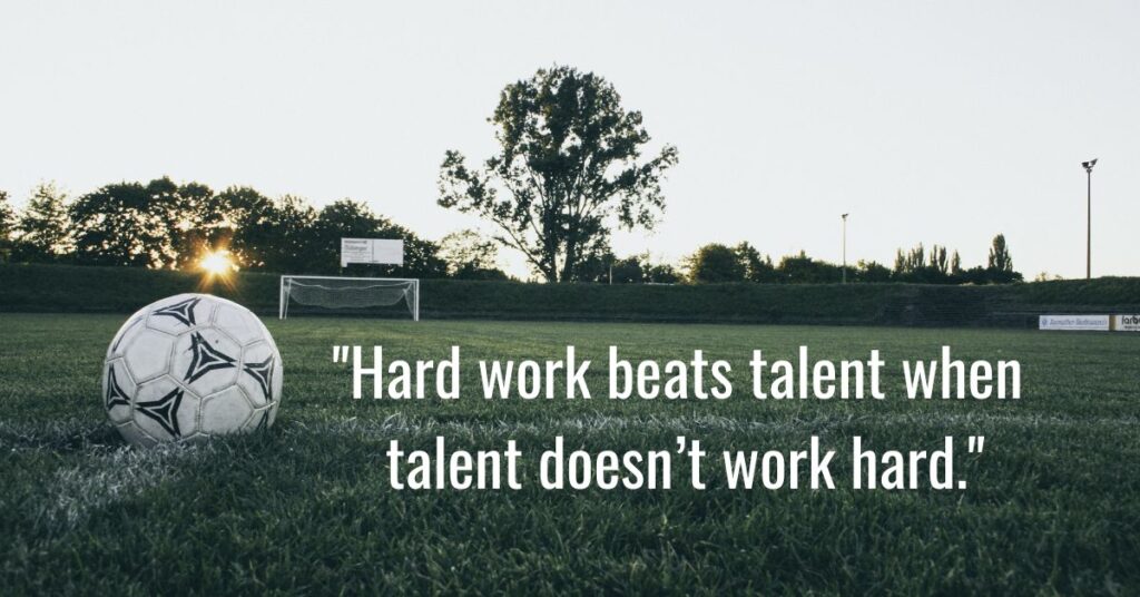 Motivational Soccer Lines