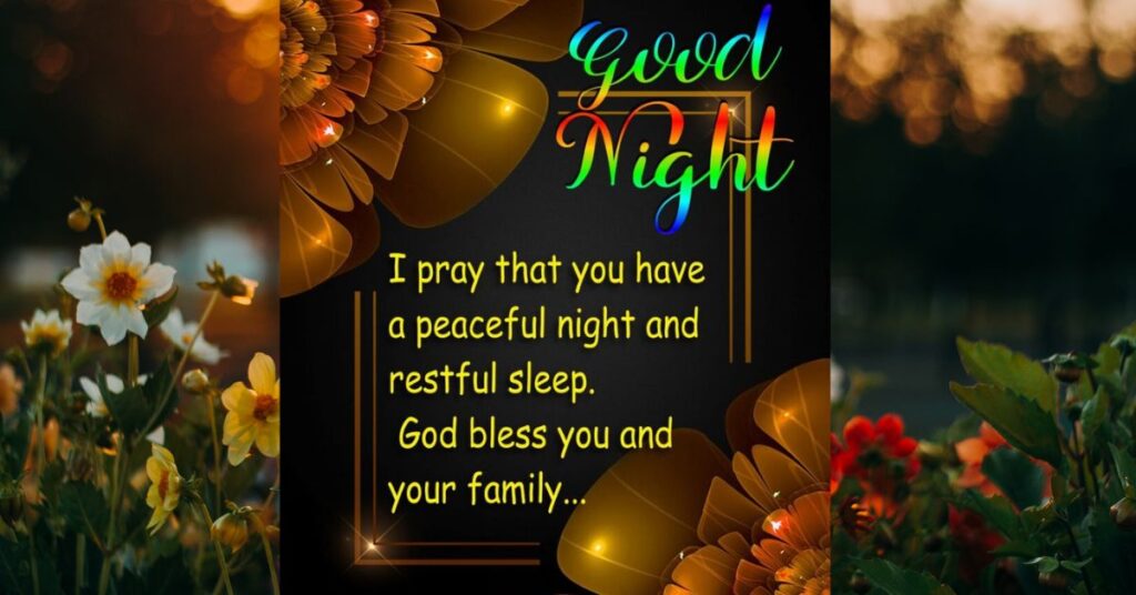 Blessed Good Night Sayings