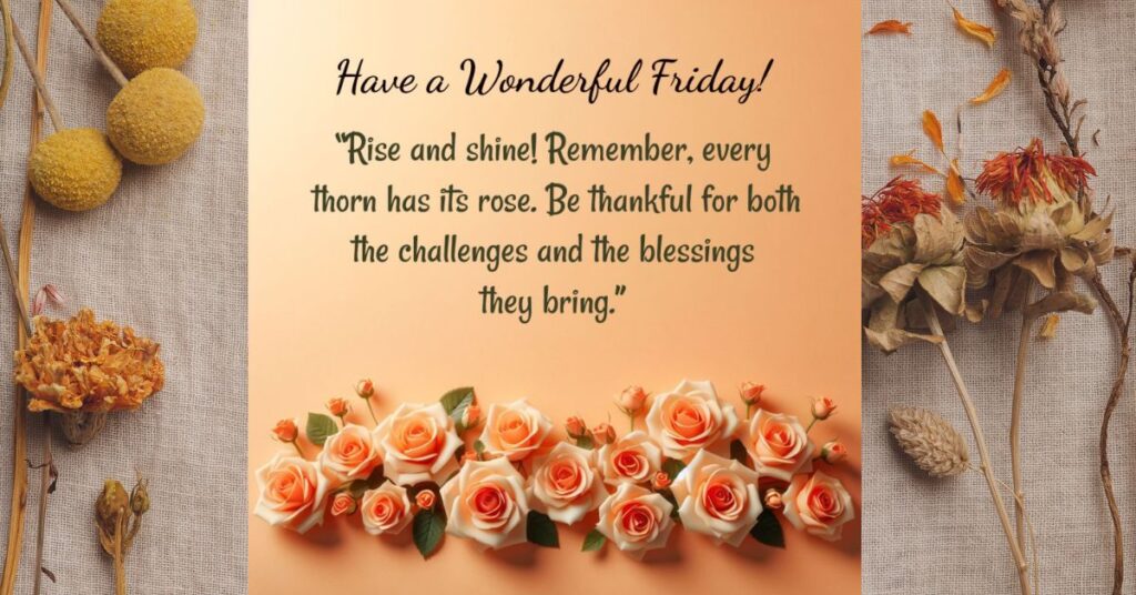 Friday Blessings Spread Happiness