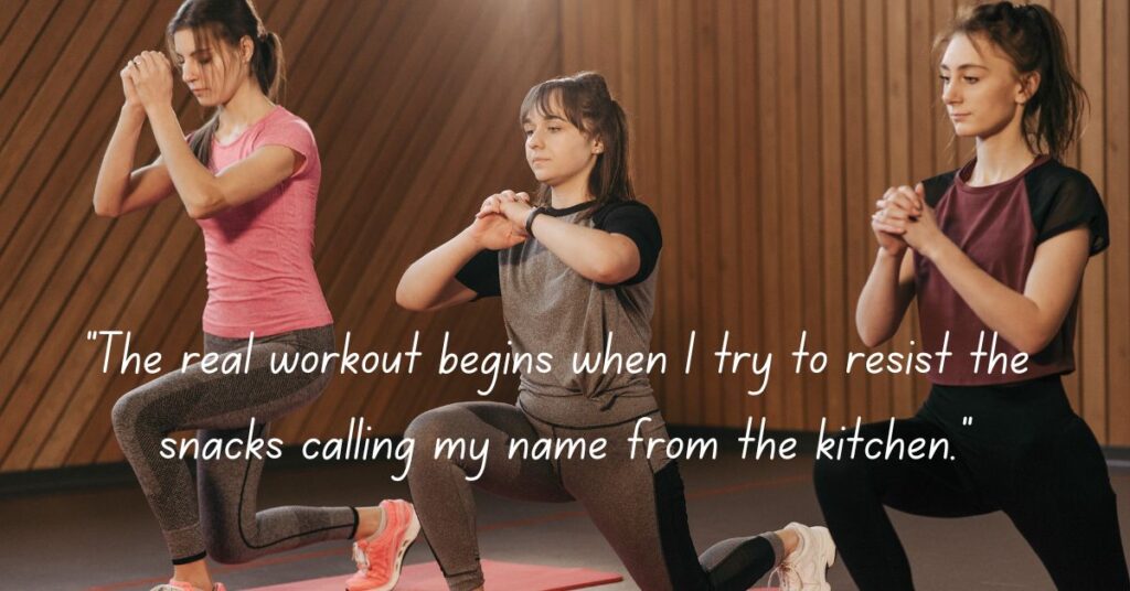 Funny Gym Quotes and the Battle With Snacks