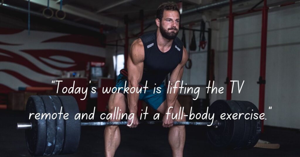 Funny Gym Quotes for Lazy Days