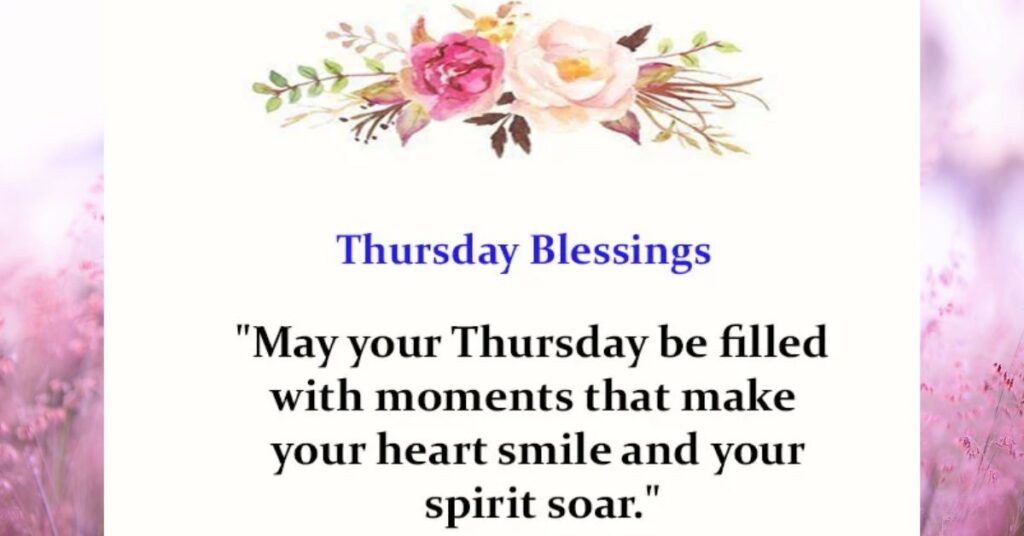 Morning Thursday Blessings