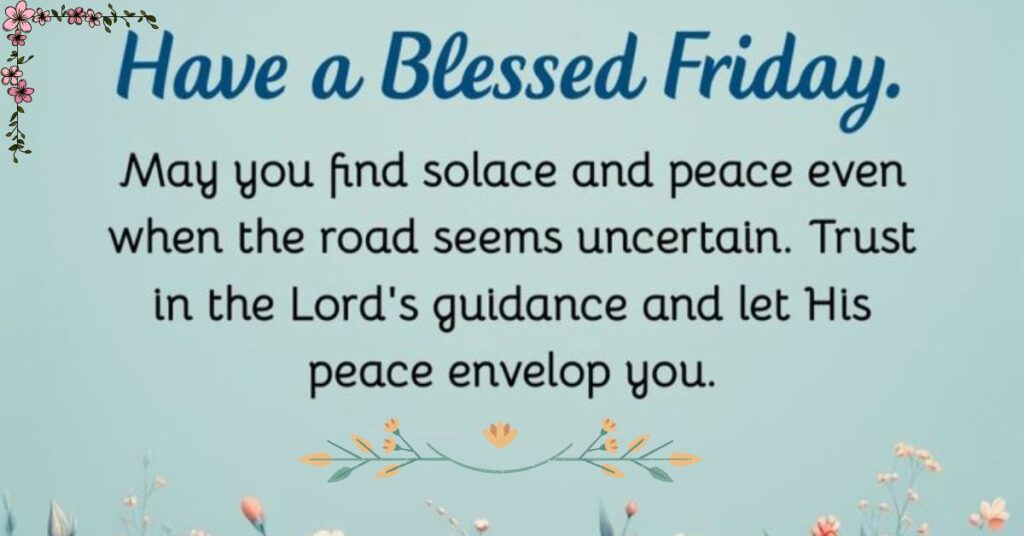 Positive Friday Morning Blessings