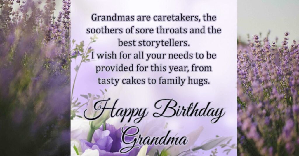 Special Birthday Wishes for Your Grandma