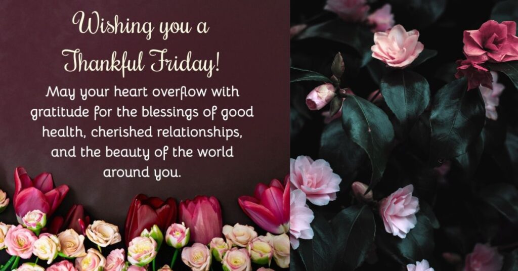 Thankful Good Morning Friday Blessings