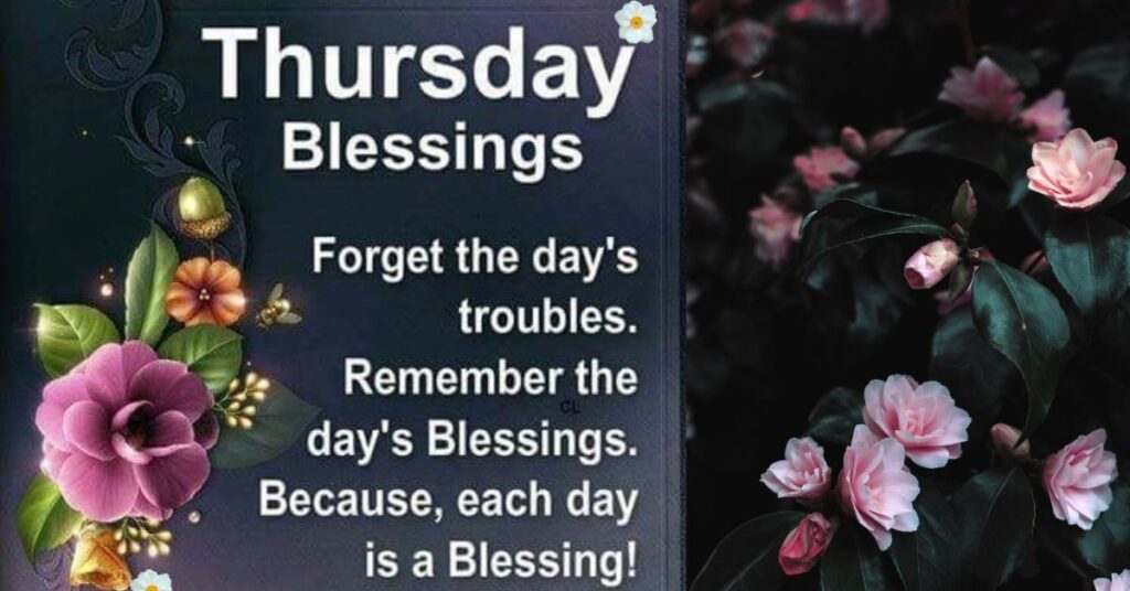 Thursday Blessings for Peaceful Days