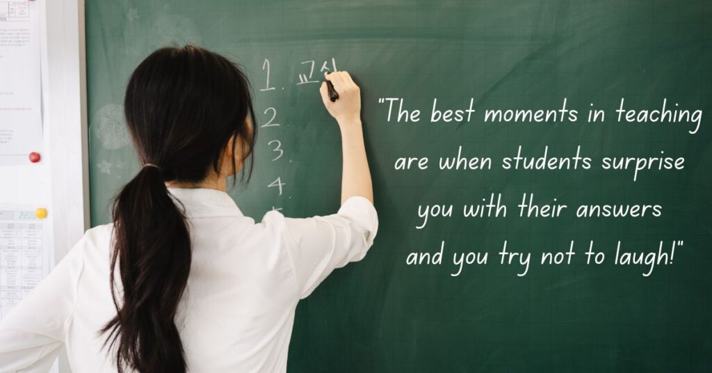 Best Moments in Funny Quotes for Teachers