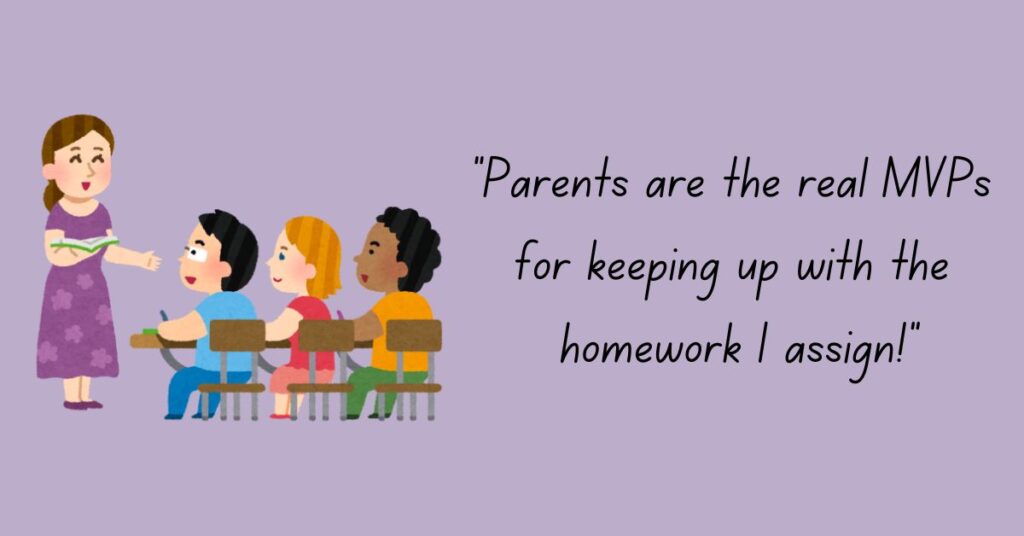 Parent Moments in Funny Teacher Quotes