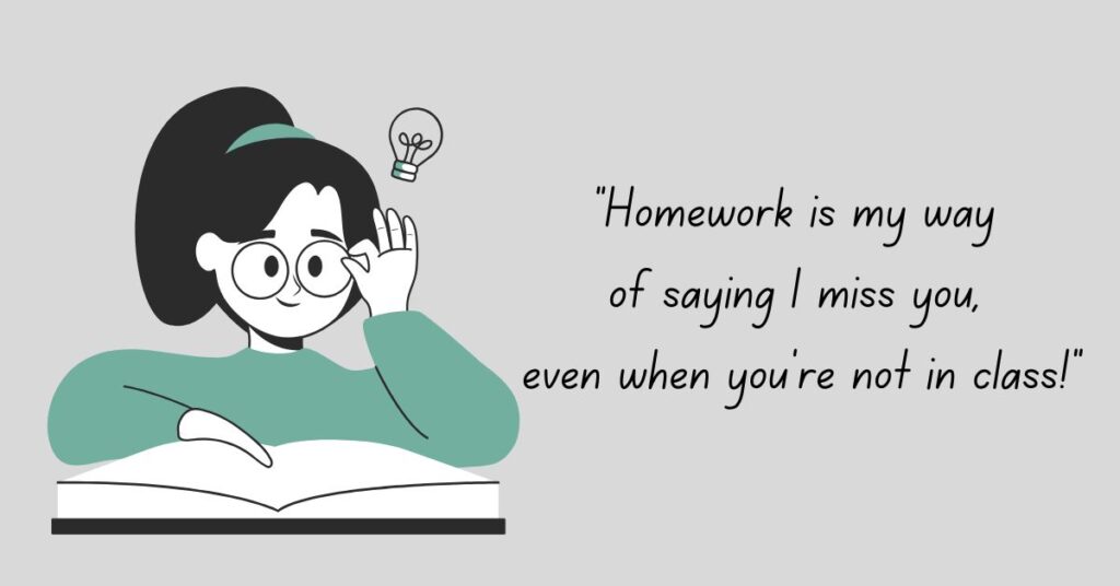 Teacher Humor on Homework